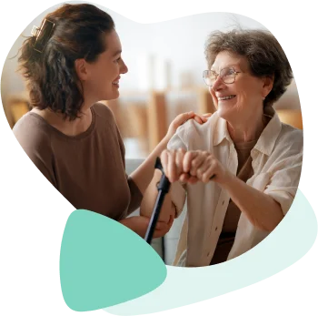 Cette image illustre le concept de simplification de l’accès aux soins et aux services à domicile